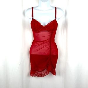 Victoria’s Secret sheer embellished chemise 34C